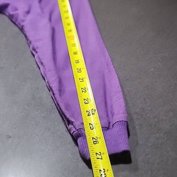 LA Seat Covers Womens Casual Regular Purple Lightweight Cotton Jacket Snaps - Picture 8 of 8